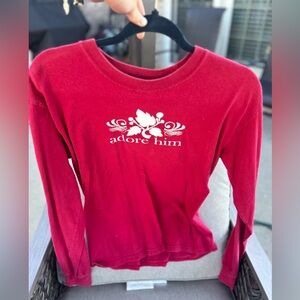 Red long sleeve